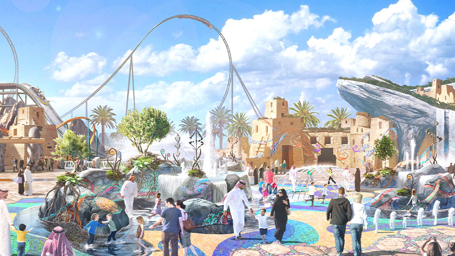 Our latest façade engineering project, Six Flags Qiddiya